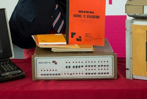 Le Micral N, premier micro-ordinateur, créé en 1973 - Guillaume Souvant - AFP