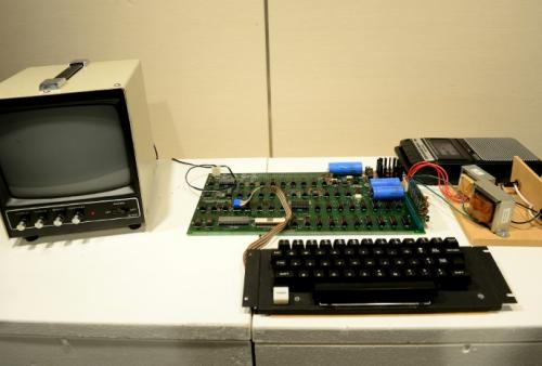 Le premier ordinateur d'Apple, créé en 1976 - Emmanuel Dunand - AFP