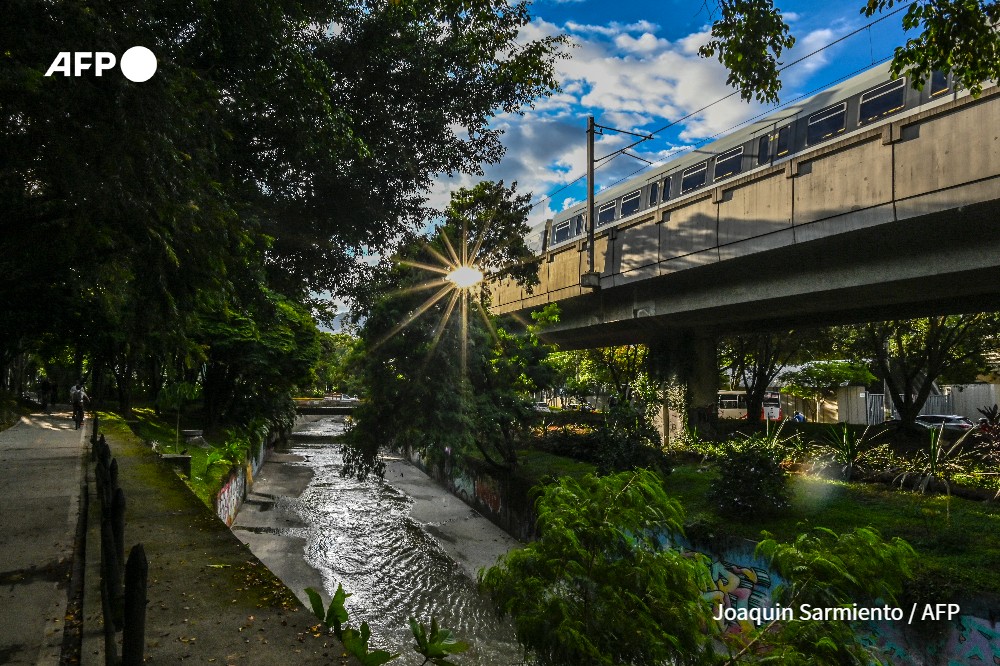 Un « corridor vert » à Medellin (Colombie) en juin 2021 - Joaquin Sarmiento - AFP