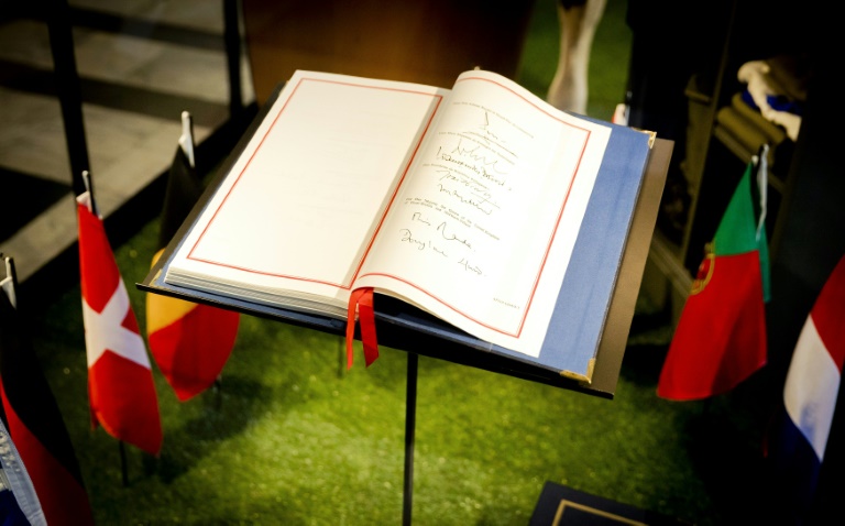 The European Maastricht Treaty - ANP - AFP 