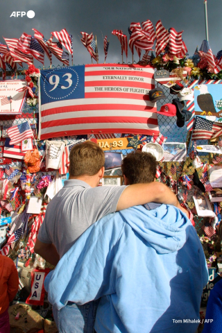 Mémorial en hommage aux victimes du vol UA93 le 11/09/2001 - Tom Mihalek - AFP
