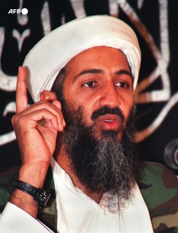 Portrait non daté d'Oussama Ben Laden - AFP