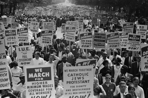 Le mouvement des droits civiques aux Etats-Unis