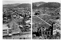 Hiroshima : avant et après le largage de la première bombe atomique