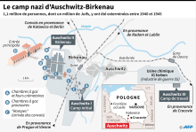 Le camp d'Auschwitz Birkenau 