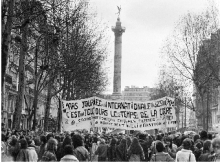 Manifestation de femmes le 8 mars 
